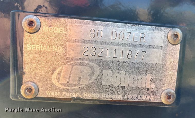 image for item FB3506 Bobcat 80 dozer skid steer dozer blade