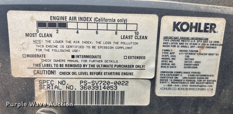 image for item FB3526 2006 Gravely ZT 2348 ZTR lawn mower