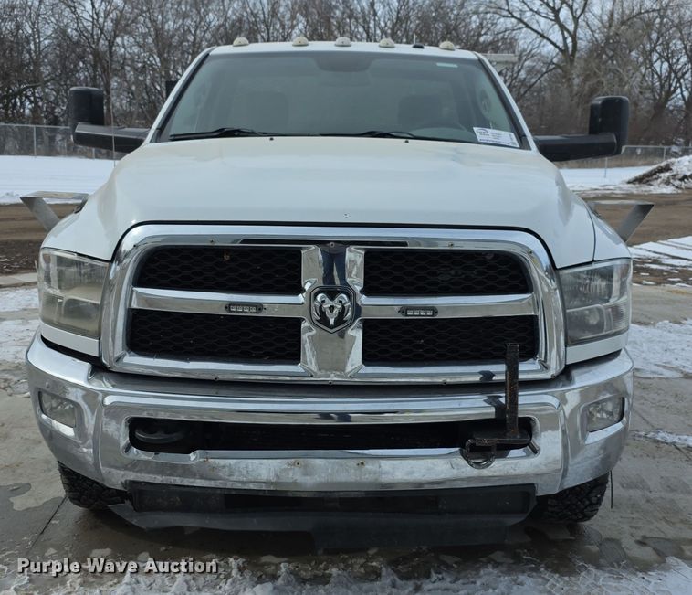 image for item FI0762 2015 Dodge Ram 3500HD utility bed pickup truck