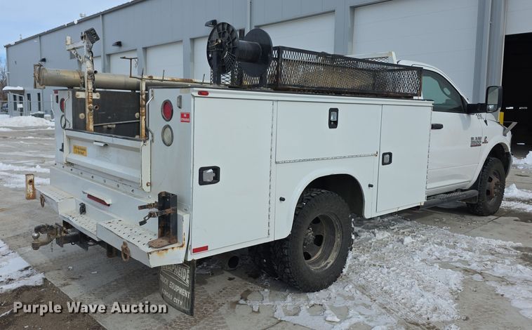 image for item FI0762 2015 Dodge Ram 3500HD utility bed pickup truck