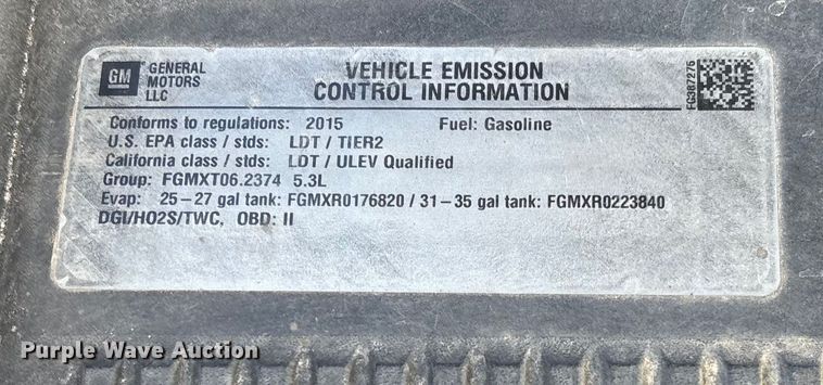 image for item FI1606 2015 Chevrolet Silverado 1500 Crew Cab pickup truck