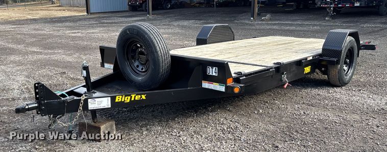 image for item FI1650 2023 Big Tex 70ST tilt deck utility trailer