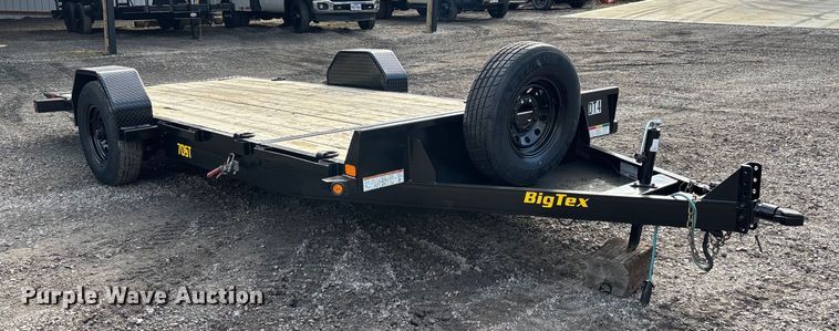 image for item FI1650 2023 Big Tex 70ST tilt deck utility trailer