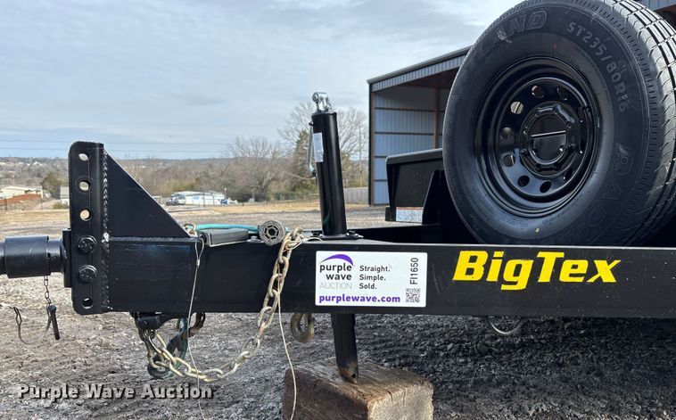 image for item FI1650 2023 Big Tex 70ST tilt deck utility trailer