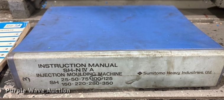 image for item FK1138 Sumitomo SH100A plastic injection molding machine