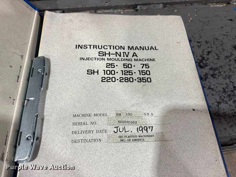 image for item FK1138 Sumitomo SH100A plastic injection molding machine