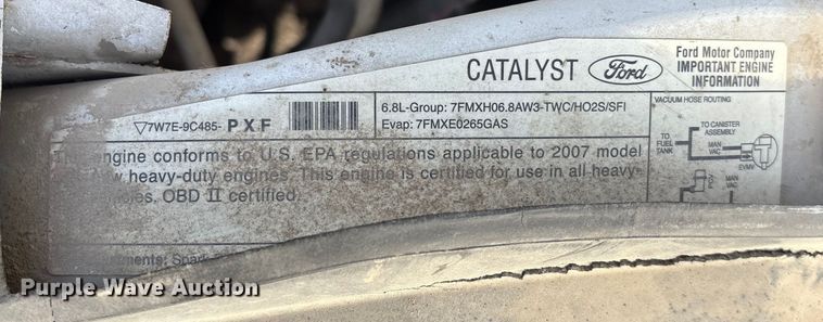 image for item FO3522 2007 Ford F350 utility bed pickup truck