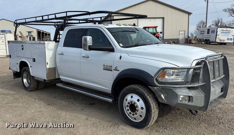 image for item FO3524 2015 RAM 4500 Crew Cab utility / service truck