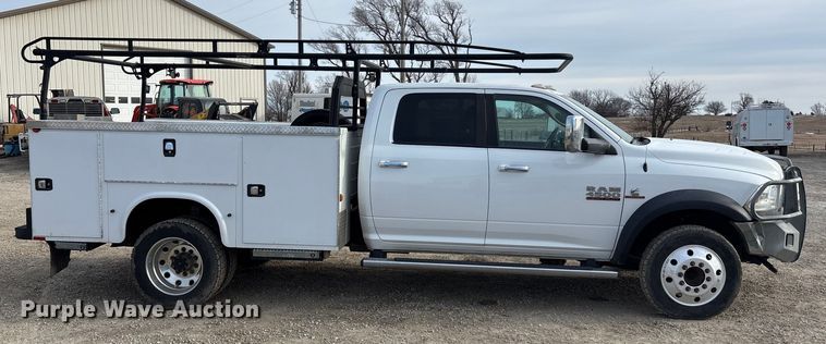 image for item FO3524 2015 RAM 4500 Crew Cab utility / service truck