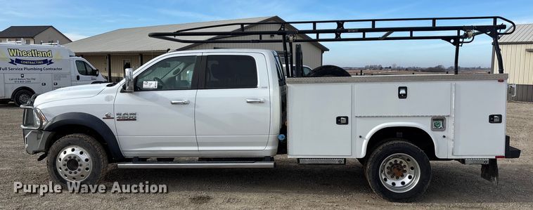 image for item FO3524 2015 RAM 4500 Crew Cab utility / service truck