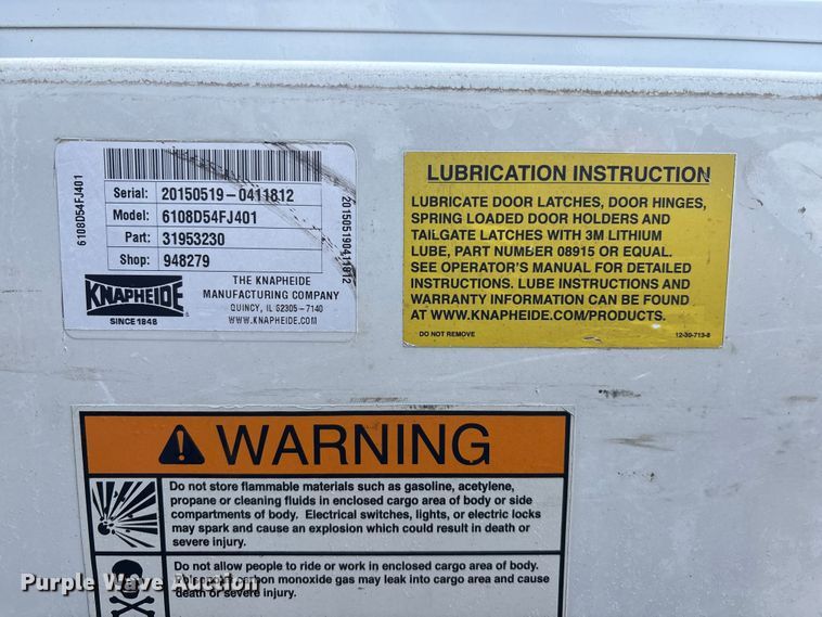 image for item FO3524 2015 RAM 4500 Crew Cab utility / service truck