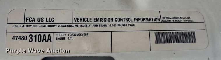 image for item FO3524 2015 RAM 4500 Crew Cab utility / service truck