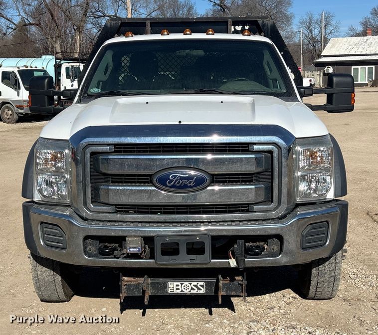 image for item FO3570 2014 Ford F450 dump flatbed truck