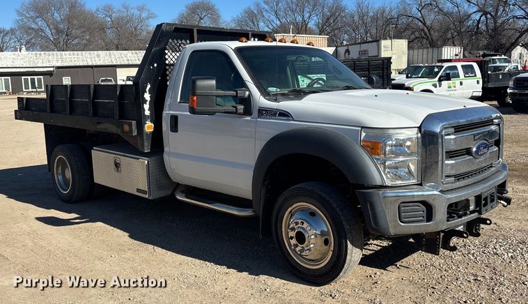 image for item FO3570 2014 Ford F450 dump flatbed truck