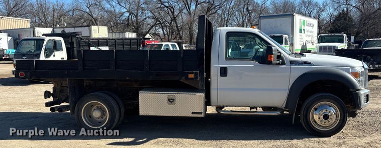 image for item FO3570 2014 Ford F450 dump flatbed truck