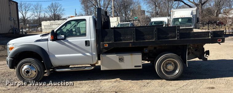 image for item FO3570 2014 Ford F450 dump flatbed truck
