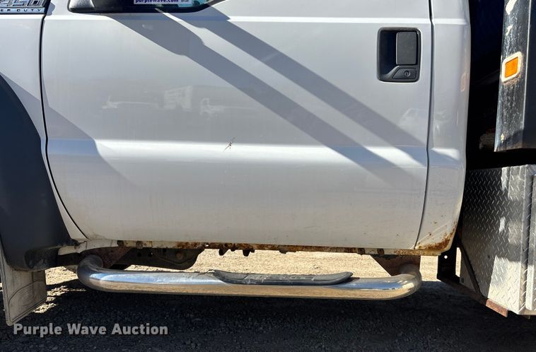 image for item FO3570 2014 Ford F450 dump flatbed truck