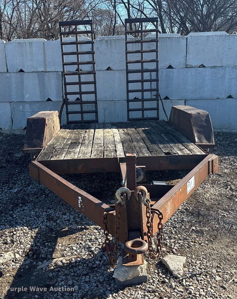 image for item FO3572 1983 Shop built equipment trailer