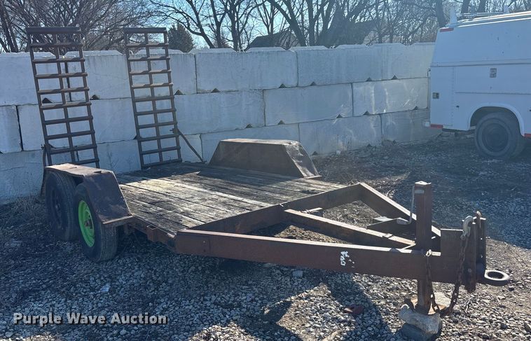 image for item FO3572 1983 Shop built equipment trailer