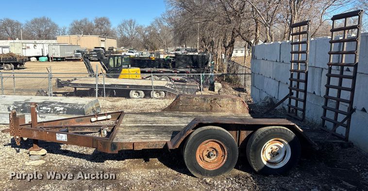 image for item FO3572 1983 Shop built equipment trailer