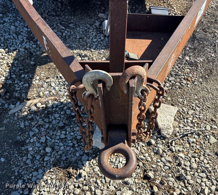 image for item FO3572 1983 Shop built equipment trailer