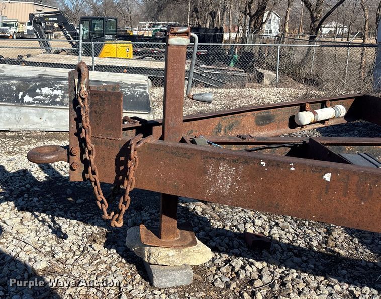 image for item FO3572 1983 Shop built equipment trailer