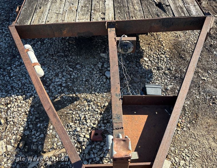 image for item FO3572 1983 Shop built equipment trailer