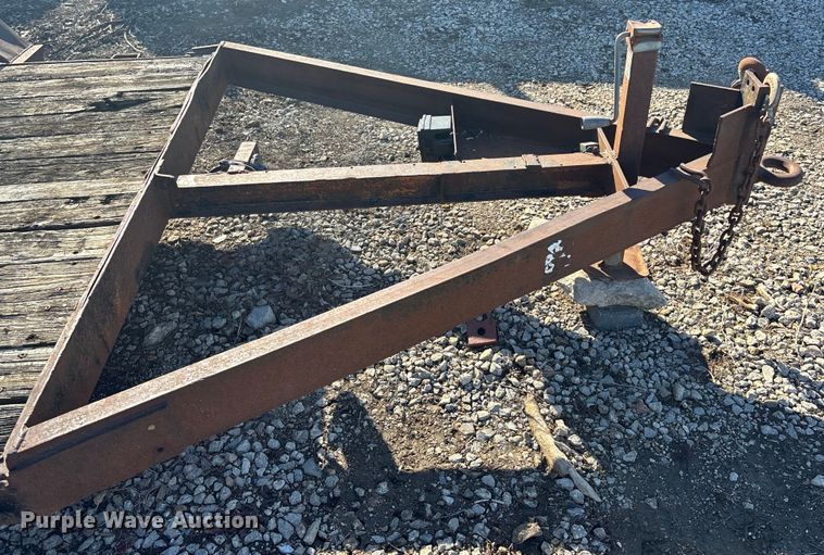 image for item FO3572 1983 Shop built equipment trailer