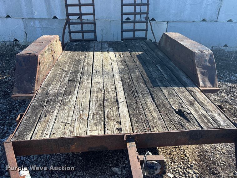 image for item FO3572 1983 Shop built equipment trailer