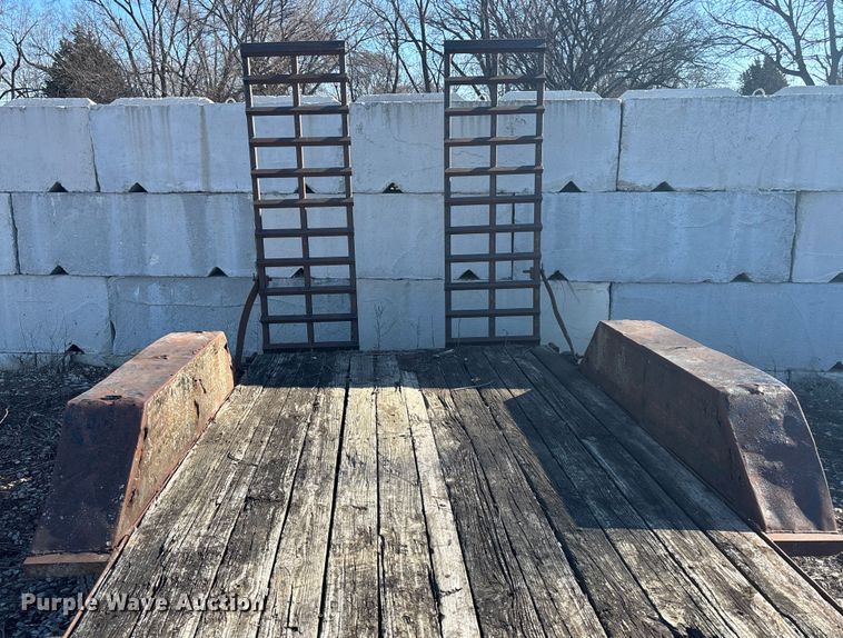 image for item FO3572 1983 Shop built equipment trailer