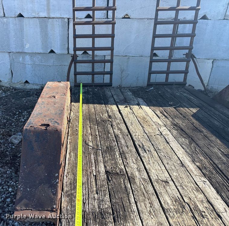 image for item FO3572 1983 Shop built equipment trailer