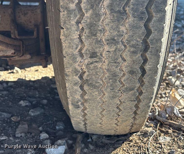 image for item FO3572 1983 Shop built equipment trailer