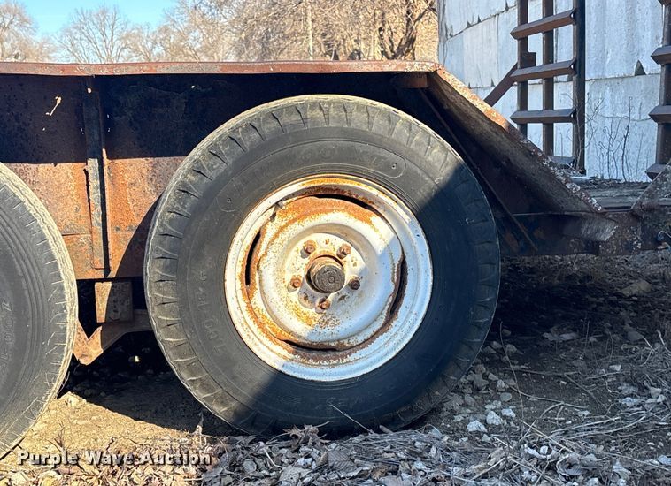 image for item FO3572 1983 Shop built equipment trailer