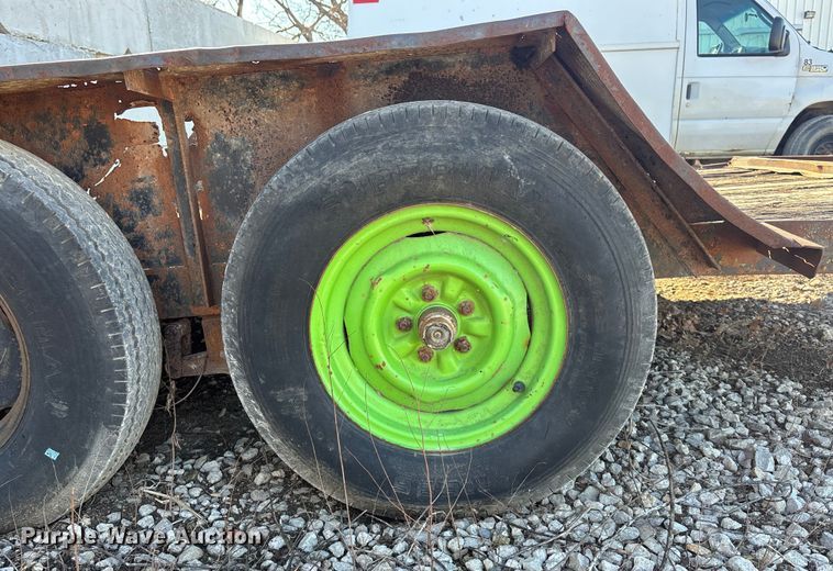 image for item FO3572 1983 Shop built equipment trailer