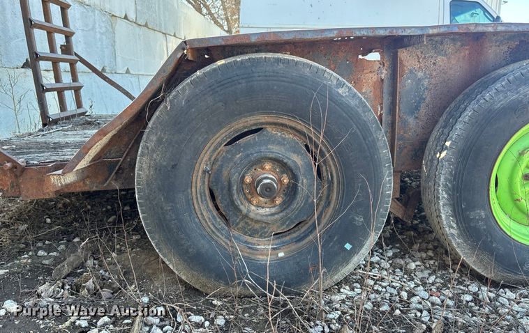 image for item FO3572 1983 Shop built equipment trailer