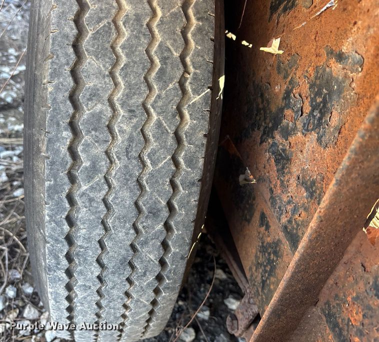 image for item FO3572 1983 Shop built equipment trailer