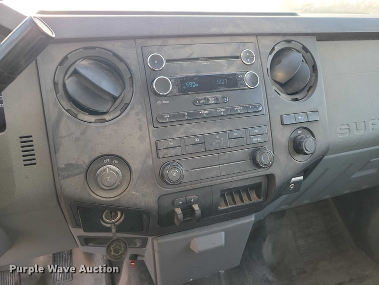 image for item NK9750 2013 Ford F350 Crew Cab utility bed pickup truck