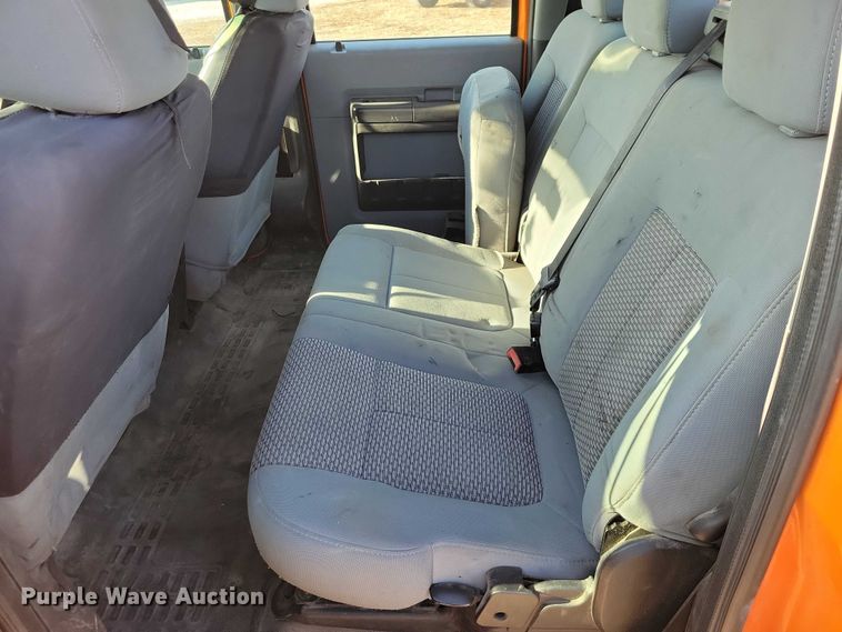 image for item NK9750 2013 Ford F350 Crew Cab utility bed pickup truck