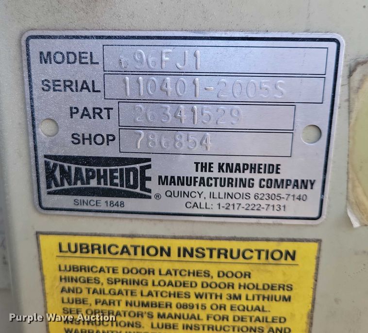 image for item NK9751 2006 Chevrolet 2500HD utility bed pickup truck