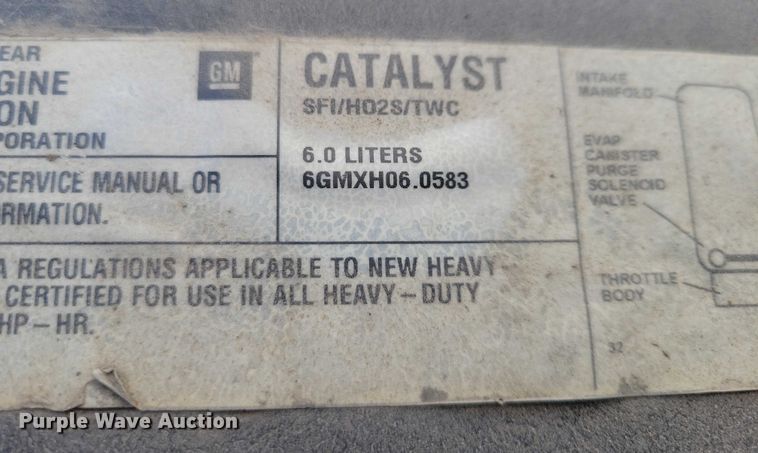 image for item NK9751 2006 Chevrolet 2500HD utility bed pickup truck