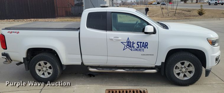 image for item NK9780 2016 Chevrolet Colorado Ext. Cab pickup truck