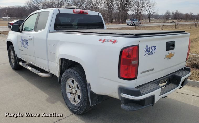 image for item NK9780 2016 Chevrolet Colorado Ext. Cab pickup truck