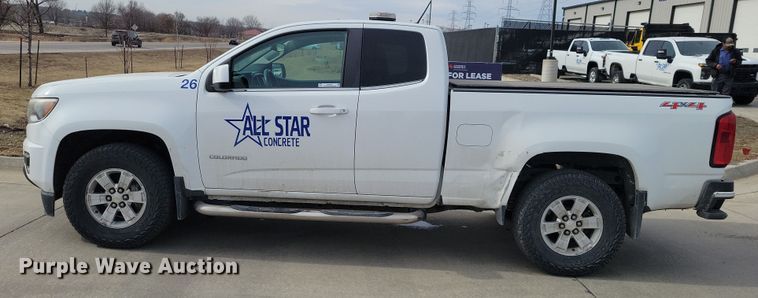 image for item NK9780 2016 Chevrolet Colorado Ext. Cab pickup truck