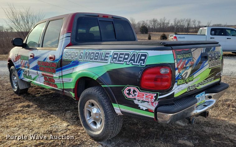 image for item NO9999 2001 Ford F150 Crew Cab pickup truck