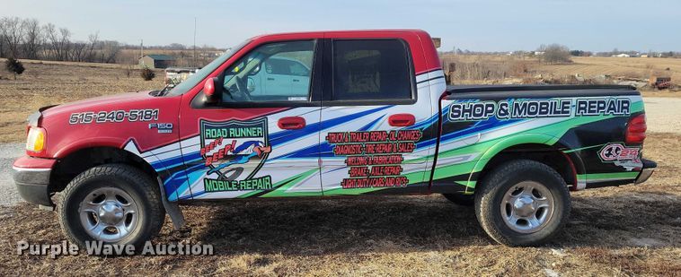 image for item NO9999 2001 Ford F150 Crew Cab pickup truck