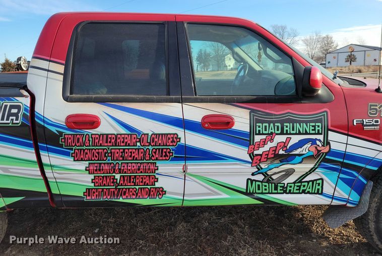 image for item NO9999 2001 Ford F150 Crew Cab pickup truck