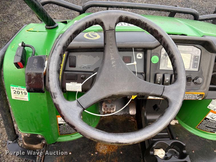 image for item YA2133 2017 John Deer Gator 855D S4 utility vehicle