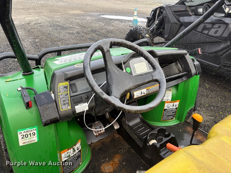 image for item YA2133 2017 John Deer Gator 855D S4 utility vehicle