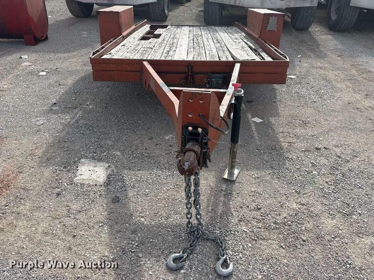 image for item DQ4344 1982 Belshe WB-1 tilt deck utility trailer
