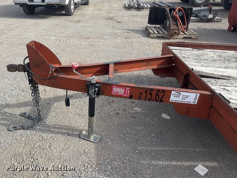 image for item DQ4344 1982 Belshe WB-1 tilt deck utility trailer